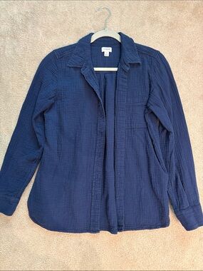 J. Crew Double Gauze Button Up Shirt